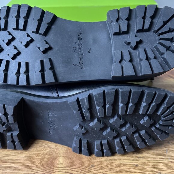 Sam Edelman Women’s Jazmine Chelsea Boot Black Leather Size 9.5M - Picture 8 of 11